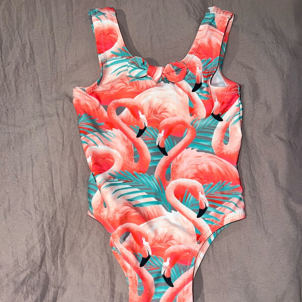 Old navy Baby girl Flamingo swimsuit